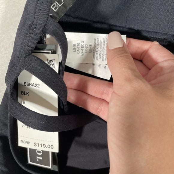 NWT La Blanca Cross Back One-Piece Swimsuit‎ 16 BLK - Picture 12 of 12